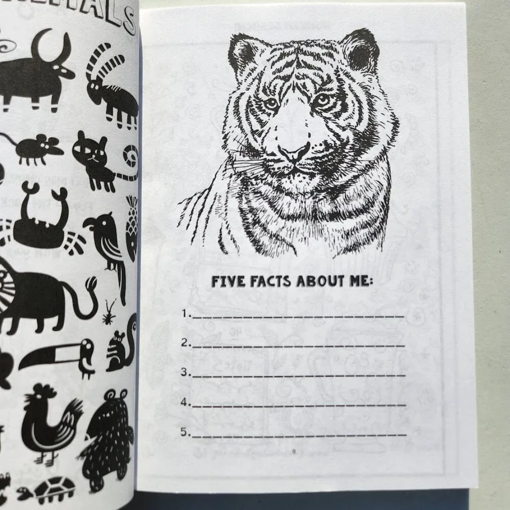 All About Animals Journal Workbook Activity Book Nature Homeschool Homeschooling